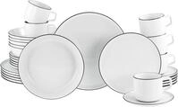 Kombiservice CREATABLE "Chef Collection Black Line, Kombi-Service 30-tlg", wei&szlig;, 30