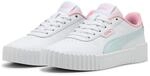 Sneaker PUMA "CARINA 30 JR", M&auml;dchen, Gr. 35,5, Textil, rosa (puma wei&szlig;, sea