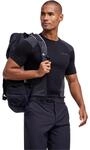 T-Shirt FALKE "Backpack-Ready Wool-Tech Light", Herren, Gr. S, schwarz (schwarz