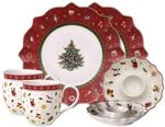 Geschirr-Set VILLEROY & BOCH "Fr&uuml;hst&uuml;cks-Set Toy's Delight 6er Set rot", rot, 6,