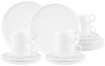 Geschirr-Set SELTMANN WEIDEN "Kaffeeservice Sento Home 18er Set wei&szlig;", wei&szlig;, 18