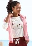 Langarmshirt ELBSAND "Iruna", Damen, Gr. S (36), wei&szlig; (wei&szlig; bedruckt), Jersey,