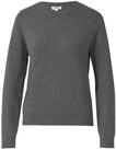Strickpullover S.OLIVER, Damen, Gr. 34, grau (dunkelgrau), Obermaterial: 72%...