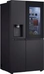 LG Side-by-Side "GSGE91EVAC", Energieeffizienz: C, schwarz (essence schwarz...
