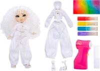 Anziehpuppe RAINBOW HIGH "Air Brush & Create Fashion Dolls -Green Eyes", wei&szlig;