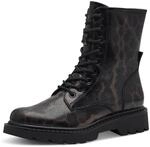 Schn&uuml;rstiefelette TAMARIS, Damen, Gr. 37, braun, leooptik, Textil, Schuhe