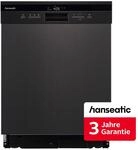 HANSEATIC Unterbaugeschirrsp&uuml;ler "HD6B14B35E", Energieeffizienz: B, schwarz,