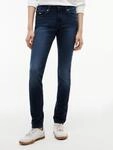 Skinny-fit-Jeans TOMMY JEANS "LW SKN CH12", Damen, Gr. 24, L&auml;nge 28, blau (denim