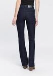 Bootcut-Jeans ARIZONA "Baby Bootcut", Damen, Gr. 17, K + L Gr, blau (rinsed),