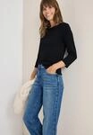 3/4-Arm-Shirt CECIL, Damen, Gr. L (42), schwarz, Jersey, Obermaterial: 100%