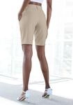 Shorts LASCANA, Damen, Gr. 42, N-Gr, beige (sand), Sweatware, Obermaterial: 70%