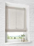 Raffrollo KUTTI "Brondby" Gr. 2, grau (taupe), B:60cm H:140cm, Obermaterial:...
