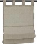 Raffrollo KUTTI "Metis Leinen" Gr. 5, beige (natur), B:120cm H:140cm,...