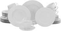 Kombiservice CREATABLE "Barcelona", wei&szlig;, 30 Stk., Porzellan, Geschirr-Sets,