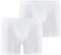 Boxer FALKE "Daily Comfort", Herren, Gr. S, 2 Stk., wei&szlig; (wei&szlig; (2000)),