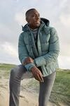 Steppjacke BRUNO BANANI, Herren, Gr. XL (54), gr&uuml;n (khaki), Web, Obermaterial:...