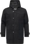 Dufflecoat RAGWEAR "Dufflecoat Duffie YOUMODO", Herren, Gr. S, schwarz,...