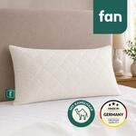 Naturfaserkissen FAN "Gobi, Kopfkissen in 40x80 & 80x80 cm, Made in Germany", beige