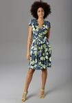 Sommerkleid ANISTON SELECTED, Damen, Gr. 34, N-Gr, bunt (schwarz, wei&szlig;, hellblau,