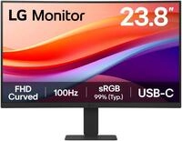 LG Curved-LED-Monitor "24U421A", Energieeffizienz: E, schwarz, B:53,63cm...
