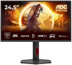 AOC Gaming-Monitor "Q25G4SR", Energieeffizienz: F, schwarz, B:56,01cm H:32,53cm