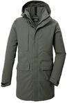 Parka KILLTEC "KOW 80 MN PRK", Herren, Gr. S, gr&uuml;n (olivgr&uuml;n), Oberstoff: 100%