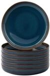 Suppenteller "Suppenteller Crafted &oslash; 21,9 cm 6er Set", blau (denim), L:21,9cm, LIKE.