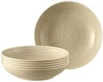 Suppenteller SELTMANN WEIDEN "Suppenteller Terra &oslash; 21,2 cm 6er Set", beige