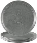 Speiseteller SELTMANN WEIDEN "Speiseteller Terra &oslash; 27,5 cm 6er Set", grau