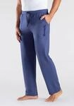 Relaxhose BENCH. LOUNGEWEAR, Herren, Gr. 48/50 (M), N-Gr, blau (blau, meliert),