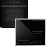 BAUKNECHT Backofen-Set "BAKO 940 Airfry Flex", Energieeffizienz: A+, schwarz,