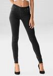 Jeggings BUFFALO, Damen, Gr. 36, N-Gr, schwarz (schwarz, jeans), Strick,