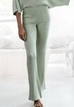 Strickhose FRENCH CONNECTION, Damen, Gr. 36/38, N-Gr, gr&uuml;n (mint meliert),