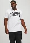 Jack & Jones PlusSize "JJECORP LOGO TEE SS O-NECK NOOS PLS" Baumwolle, regular fit