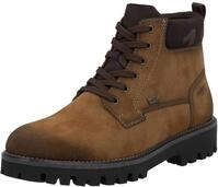 Winterstiefelette RIEKER, Herren, Gr. 40, braun (braun, dunkelbraun), Lederimitat,