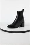 Chelseaboots TAMARIS, Damen, Gr. 36, schwarz, Elastischer Einsatz, Leder, unifarben,