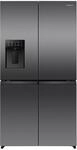 HISENSE Multi Door "RQ5P640SYKD", Energieeffizienz: D, schwarz inox, B:91cm H:179cm