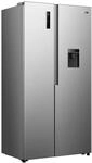 GORENJE Side-by-Side "NRS917E41", Energieeffizienz: E, silber (inox), Wasserspender,