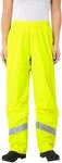 Regenhose VAUDE "WOMEN'S LUMINUM RAIN PANTS", Damen, Gr. 36, N-Gr, gelb (neon gelb),