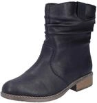Winterboots RIEKER, Damen, Gr. 36 (3,5), schwarz, Lederimitat, unifarben, Schuhe