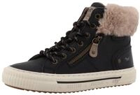 Winterboots MUSTANG SHOES "Kalua", Damen, Gr. 37, schwarz, Lederimitat, Textil,