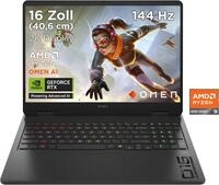 HP Gaming-Notebook "OMEN 16-ap0286ng", shadow schwarz, 16 GB RAM 1.000 GB SSD,...