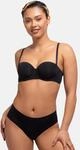 Balconette-BH DORINA "Michelle", Damen, Gr. 70, Cup A, schwarz, Microtouch,