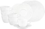 Geschirr-Set SELTMANN WEIDEN "Kaffeeservice Nori Home 18er Set wei&szlig;", wei&szlig;, 18,