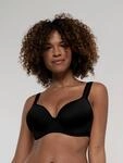 B&uuml;gel-BH DORINA "Rachel", Damen, Gr. 80, Cup B, schwarz, Obermaterial: 72% Polyamid,