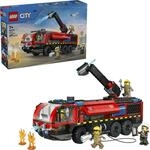 Konstruktionsspielsteine LEGO "Flughafenl&ouml;schfahrzeug (60499), LEGO City", rot