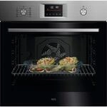 AEG Pyrolyse Backofen "OU5PB40WSM", Energieeffizienz: A++, schwarz (silberfarben),