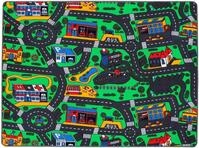 Kinderteppich "Spielteppich CITY, Made in Belgium", gr&uuml;n, B:140cm H:5mm L:200cm,