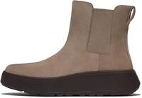 Chelseaboots FITFLOP "F-MODE", Damen, Gr. 36, Leder Textil, beige (taupe),