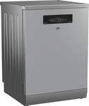 BEKO Standgeschirrsp&uuml;ler "BDFN36550XP", Energieeffizienz: B, grau (edelstahl),